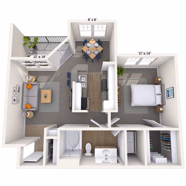 Chelsea 1E 008827 floor plan